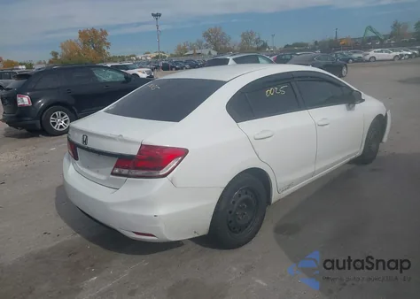 2013 Honda Civic Lx from USA, damaged, VIN 2HGFB2F51DH034289